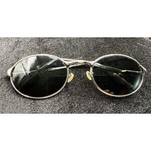 Vintage B&L Ray-Ban W2839 PRAS Oval Sunglasses BL Etched Lenses Made In USA